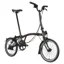 Brompton C-Line Explore 6 Speed H6L with High Bar in Black Lacquer
