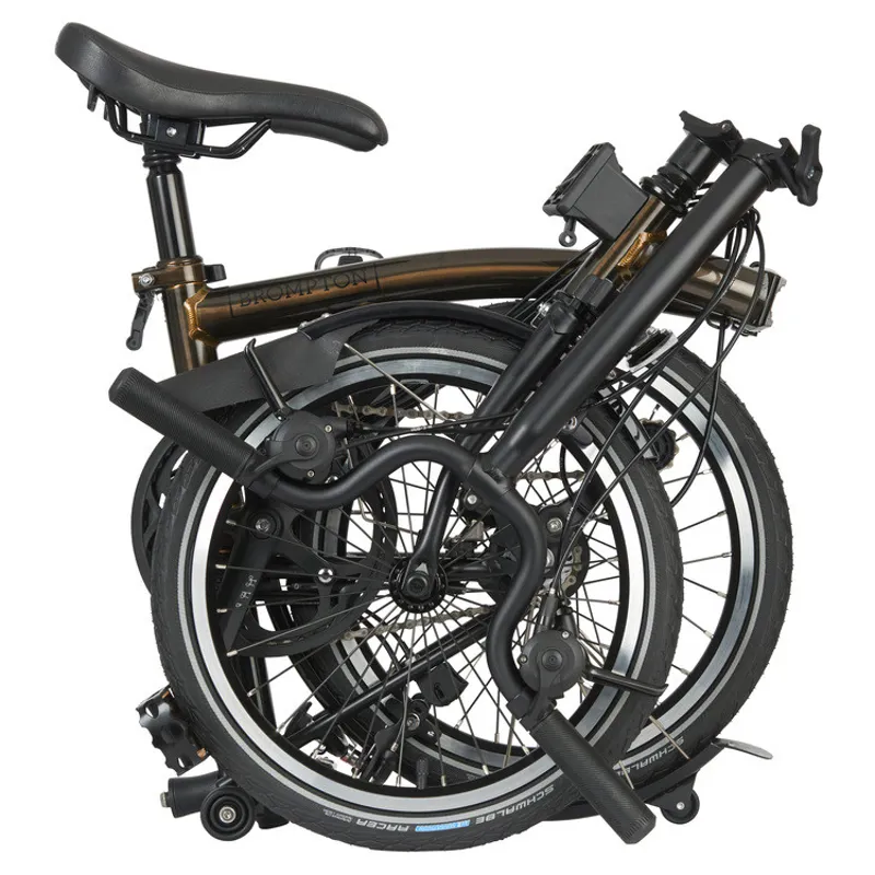 Brompton C-Line Urban High Bar 2 Speed H2L in Black Lacquer-2