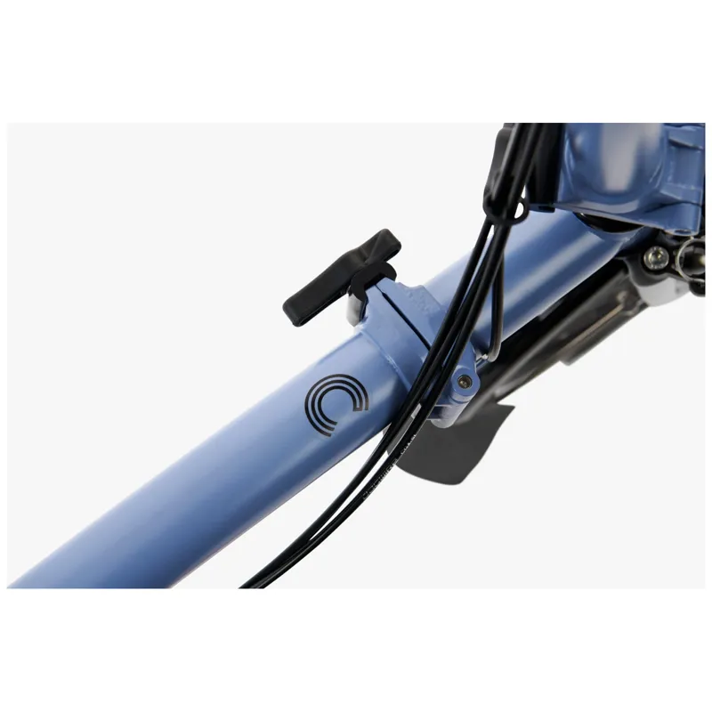 Brompton C-Line Explore 6 Speed H6L with High Bar in Ocean Blue-7