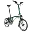 Brompton C-Line Explore 6 Speed H6L with High Bar in Racing Green