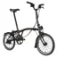 Brompton C-Line Explore 6 Speed M6L with Mid Bar in Black Lacquer