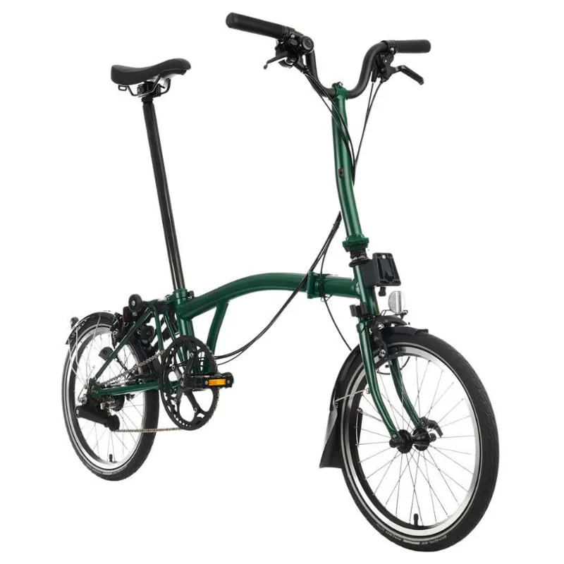 Brompton C-Line Explore 6 Speed M6L with Mid Bar in Racing Green