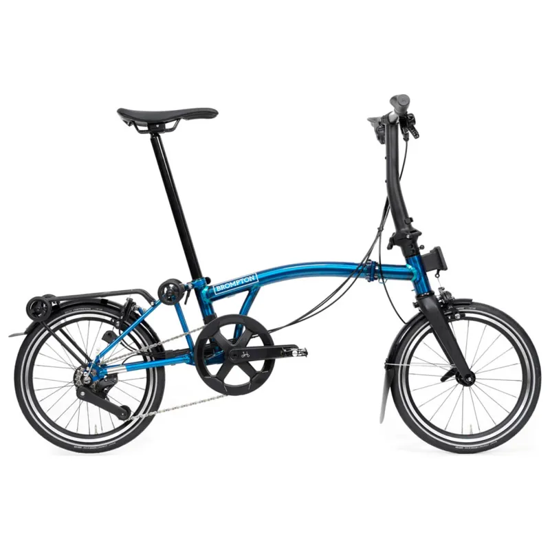 Brompton P-Line 12-speed folding bike with SuperRoll+ Pacific Lacquer-2