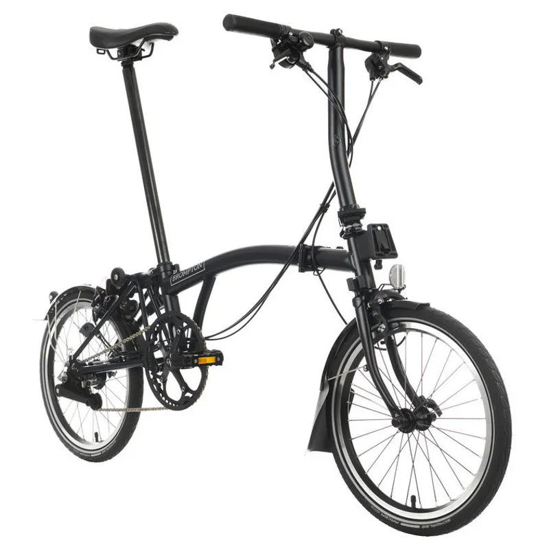Brompton C-Line Explore Low Bar 6 Speed S6L in Matt Black