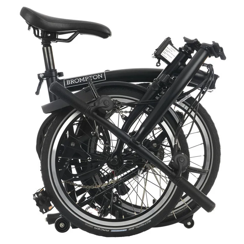 Brompton C-Line Urban Low Bar 2 Speed S2L in Matt Black-3