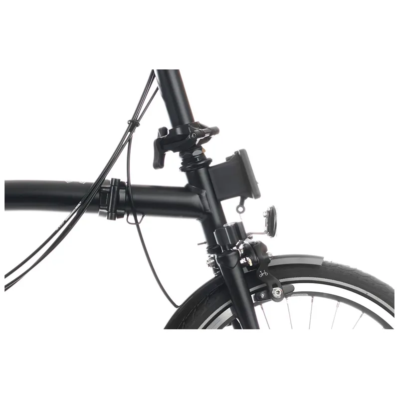 Brompton C-Line Explore Low Bar 6 Speed S6L in Matt Black-4