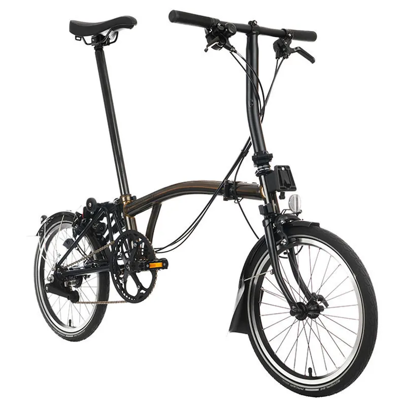 Brompton C-Line Explore Low Bar 6 Speed S6L in Black Lacquer