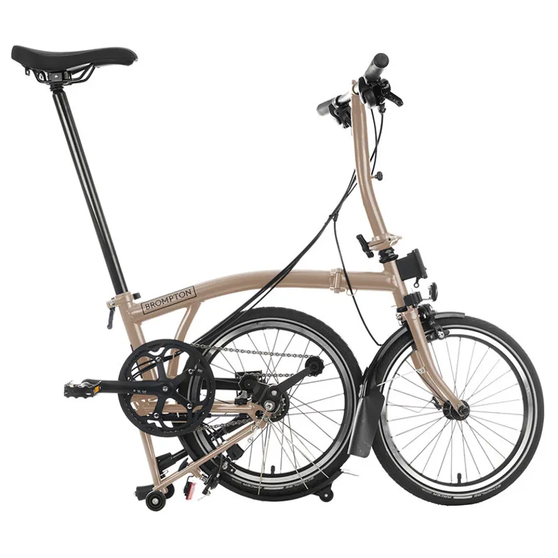 Brompton C-Line Explore Low Bar 6 Speed S6L in Dune Sand-2