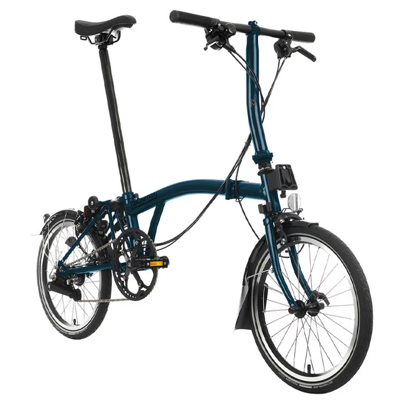 Brompton C-Line Urban Low Bar 2 Speed S2L in Ocean Blue