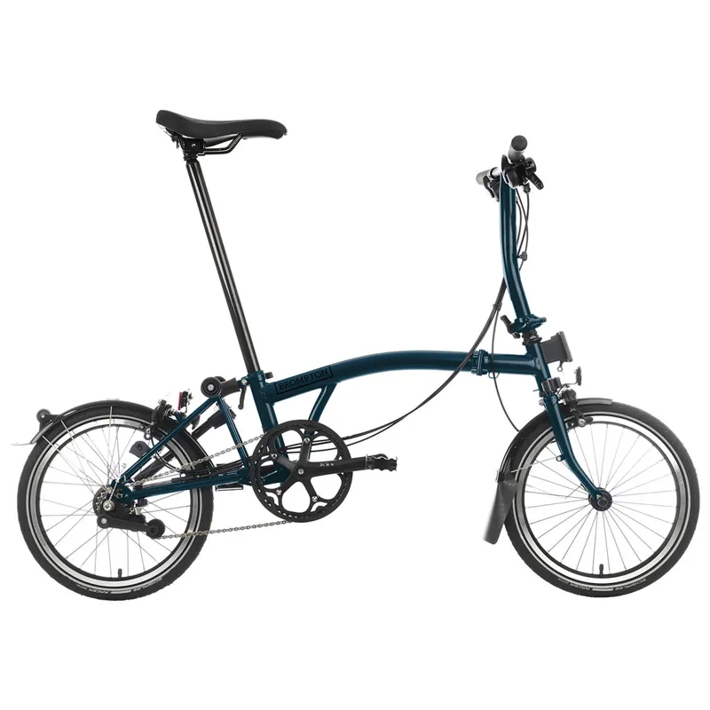 Brompton C-Line Explore Low Bar 6 Speed S6L in Ocean Blue-1