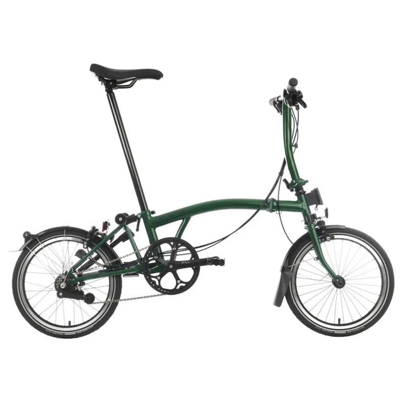 Brompton C-Line Explore Low Bar 6 Speed S6L in Racing Green-1