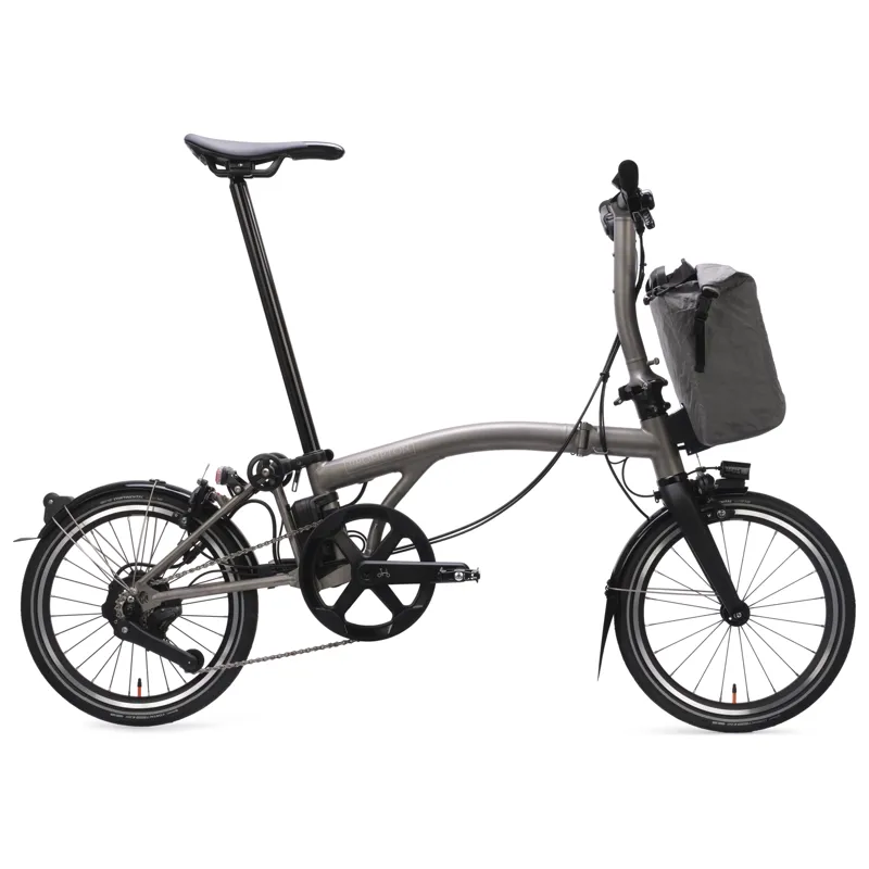 Brompton Electric T Line 4-speed Electric Folding Bike with SuperRoll+-1