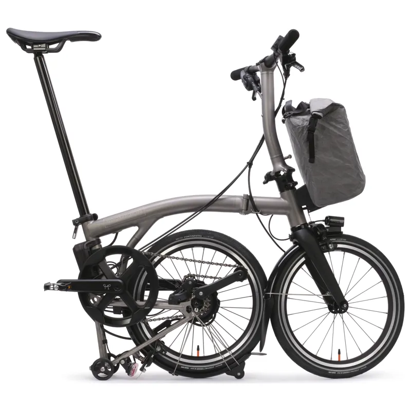 Brompton Electric T Line 4-speed Electric Folding Bike with SuperRoll+-5