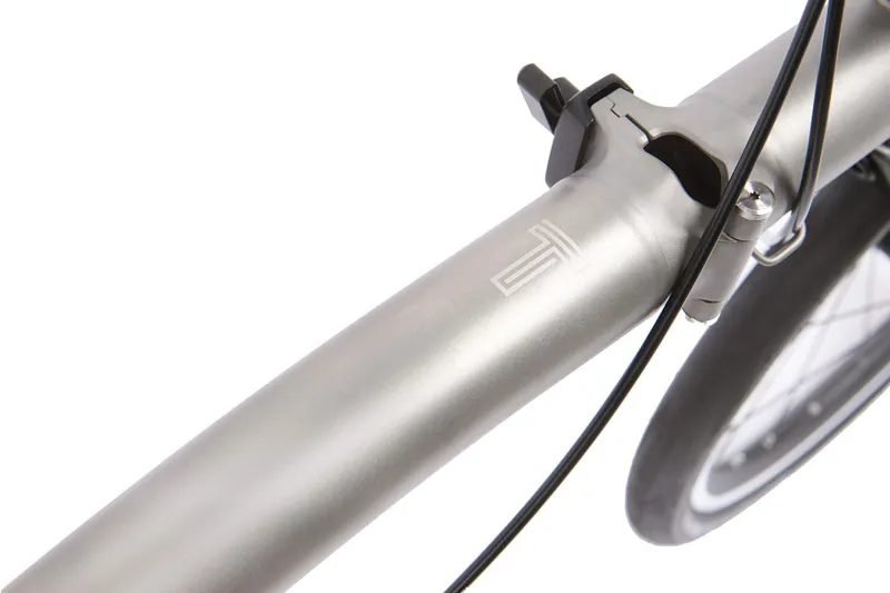 Brompton T-Line 4 speed in Blasted Titanium-6