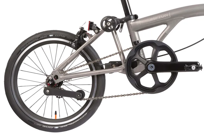 Brompton T-Line 4 speed in Blasted Titanium-4