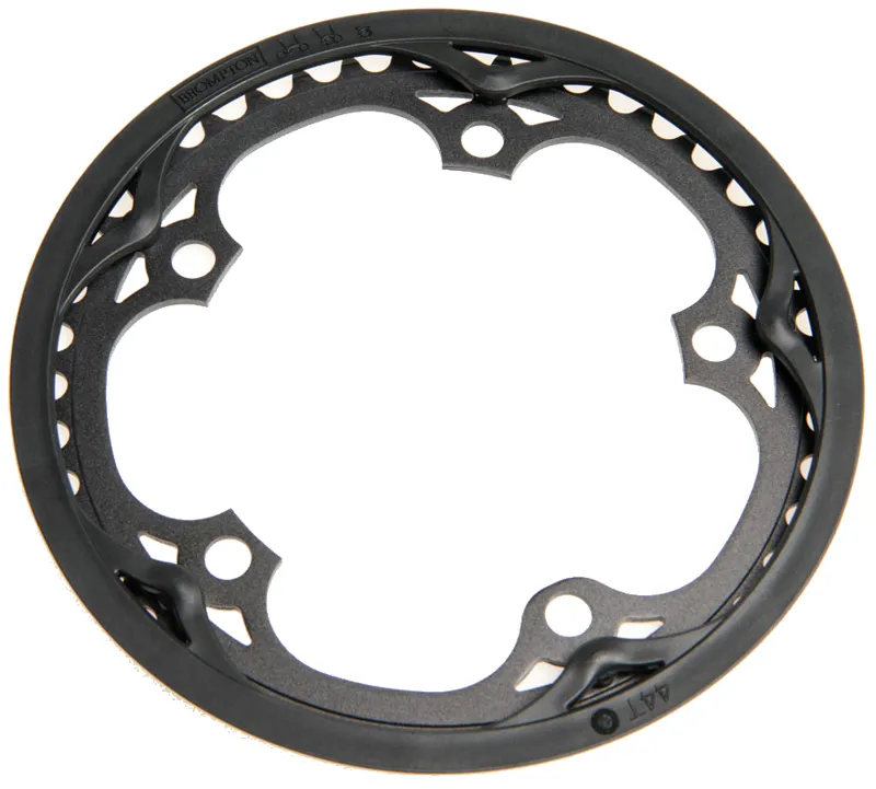Brompton Chain Ring + Guard Spider 44T Black