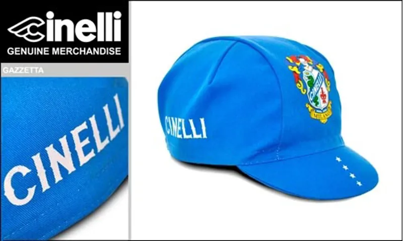 Cinelli Gazzetta Cap in Blue-1