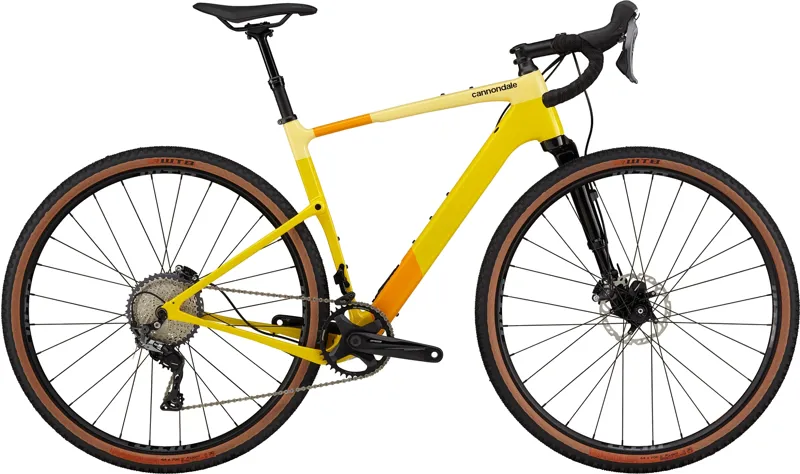 Cannondale Topstone Carbon 2 Lefty Gravel Bike in Laguna Yellow