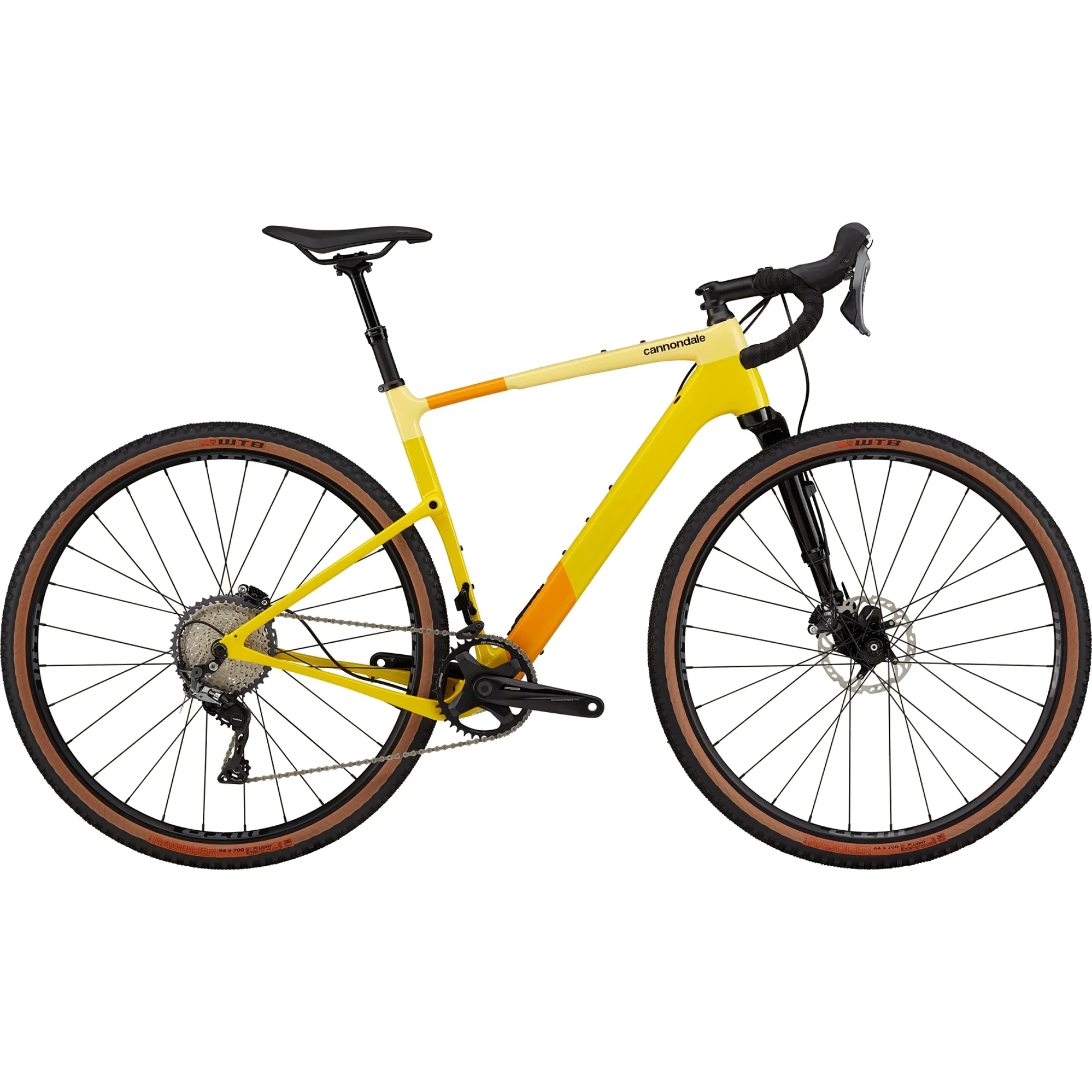 Cannondale Topstone Carbon 2 Lefty Gravel Bike in Laguna Yellow