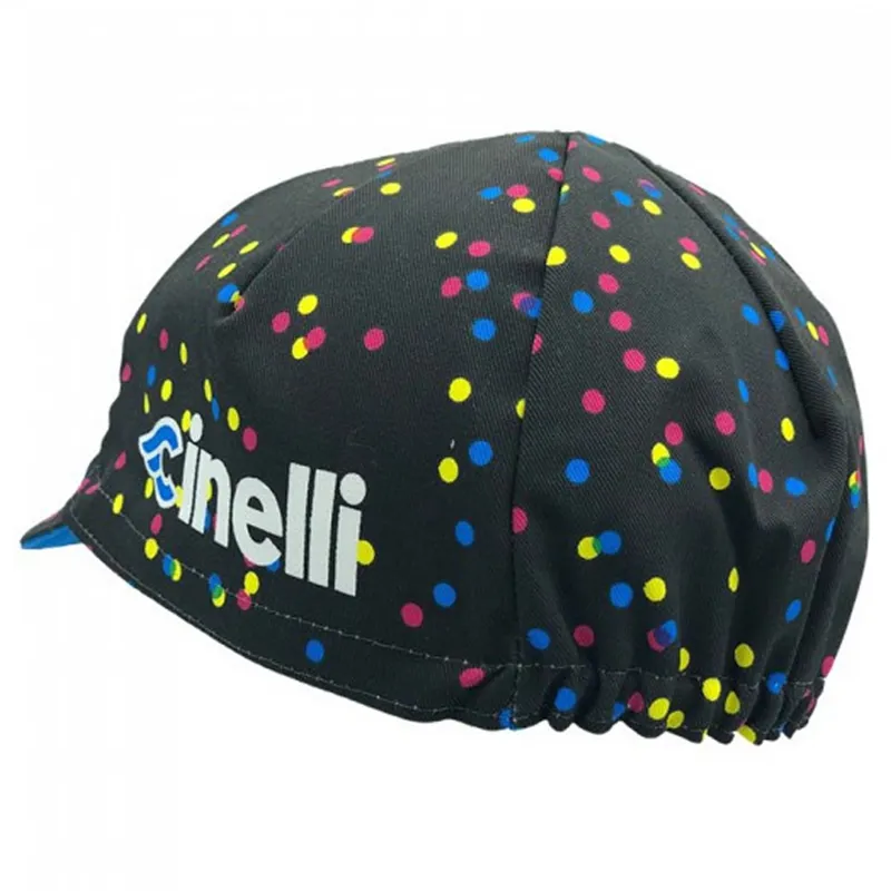 Cinelli Caleido Spots Cycling Cap in Black-2