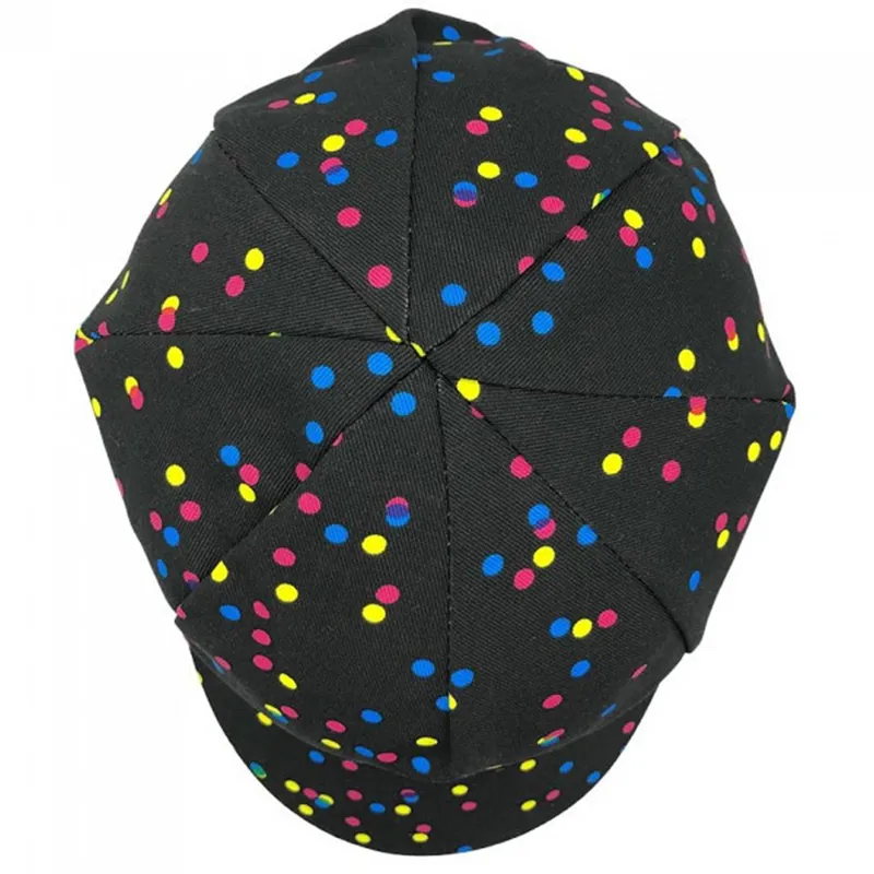 Cinelli Caleido Spots Cycling Cap in Black-3
