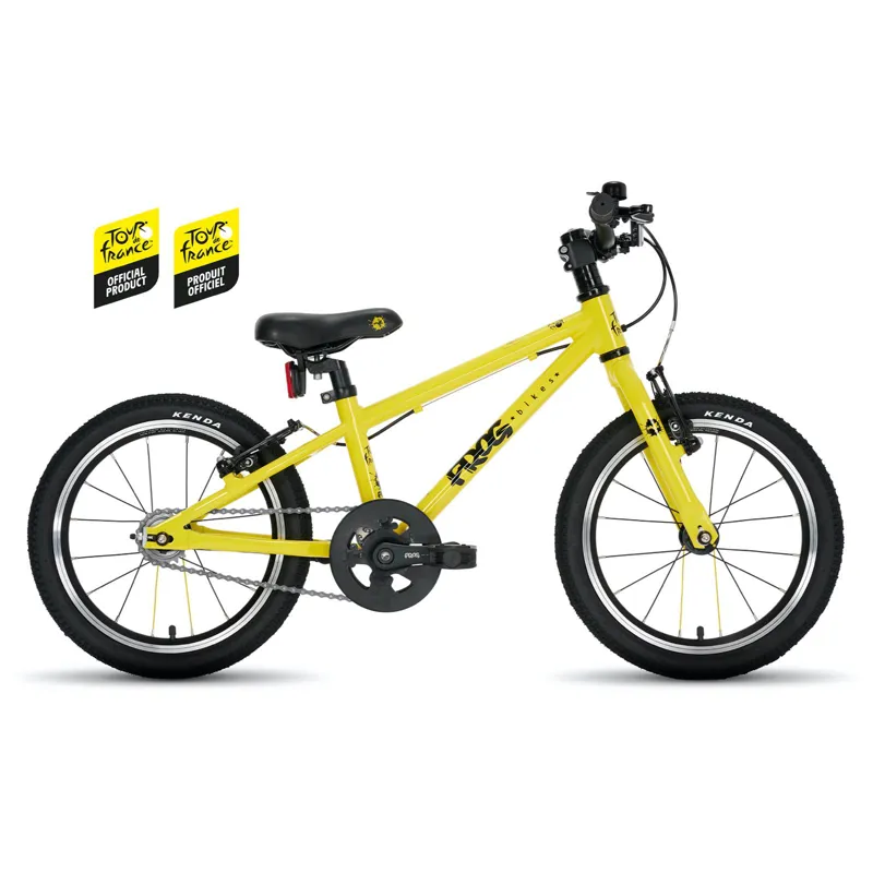 Frog 44 First Pedal Hybrid Kids Bike for Age 4 5 Tour de France Yellow