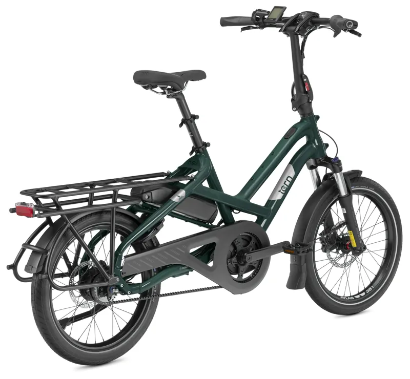 Tern HSD P5i Bosch Performance Electric Cargo Bikes Gen2 in Blue-Green-1
