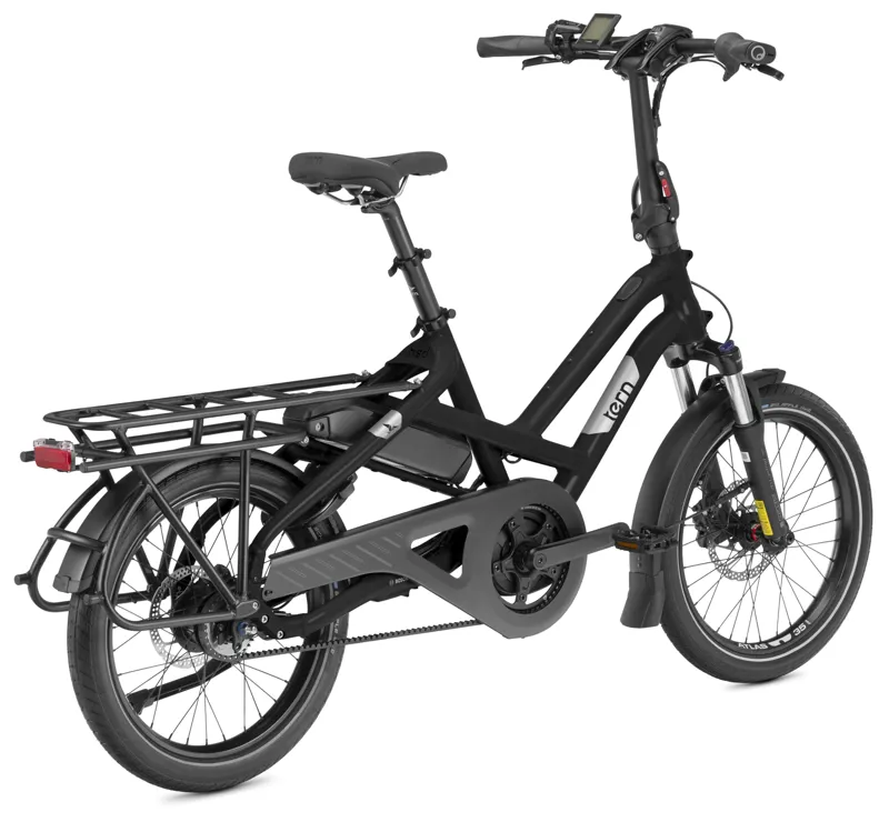 Tern HSD P5i Bosch Performance Electric Cargo Bikes Gen2 in Satin Black-2