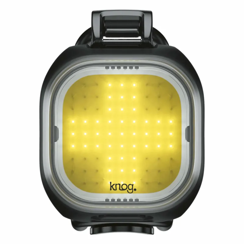 Knog Blinder Mini Front Light in Black with Cross Design