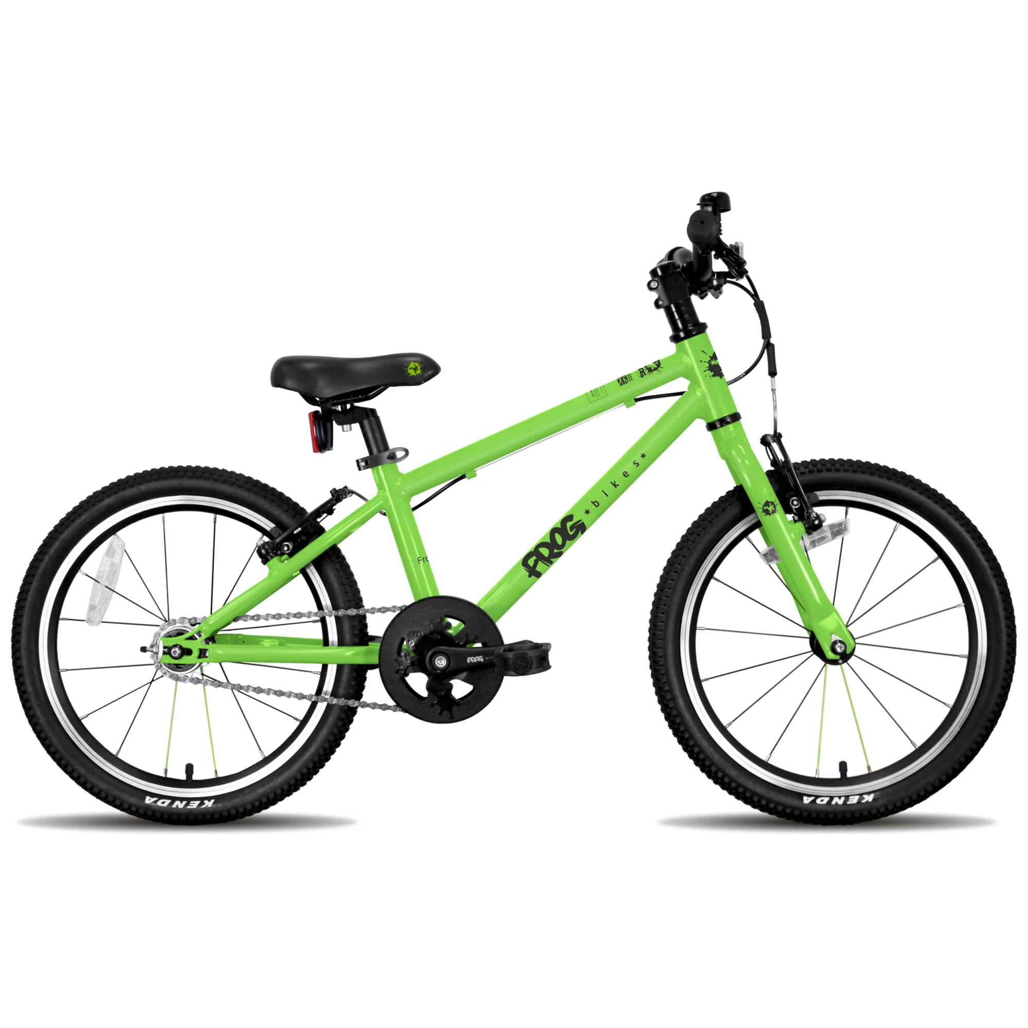 Frog 47 First Pedal Lightweight Kids Bike in Green age Years