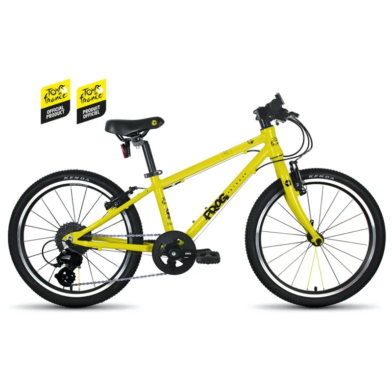 Frog Hybrid 53 Lightweight Kids Bike Ages 5-7 in Yellow Tour de France