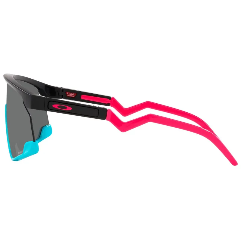 Oakley BXTR - Matte Black - Pink - Blue Frame / Prizm Black Lens-2