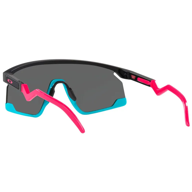 Oakley BXTR - Matte Black - Pink - Blue Frame / Prizm Black Lens-4