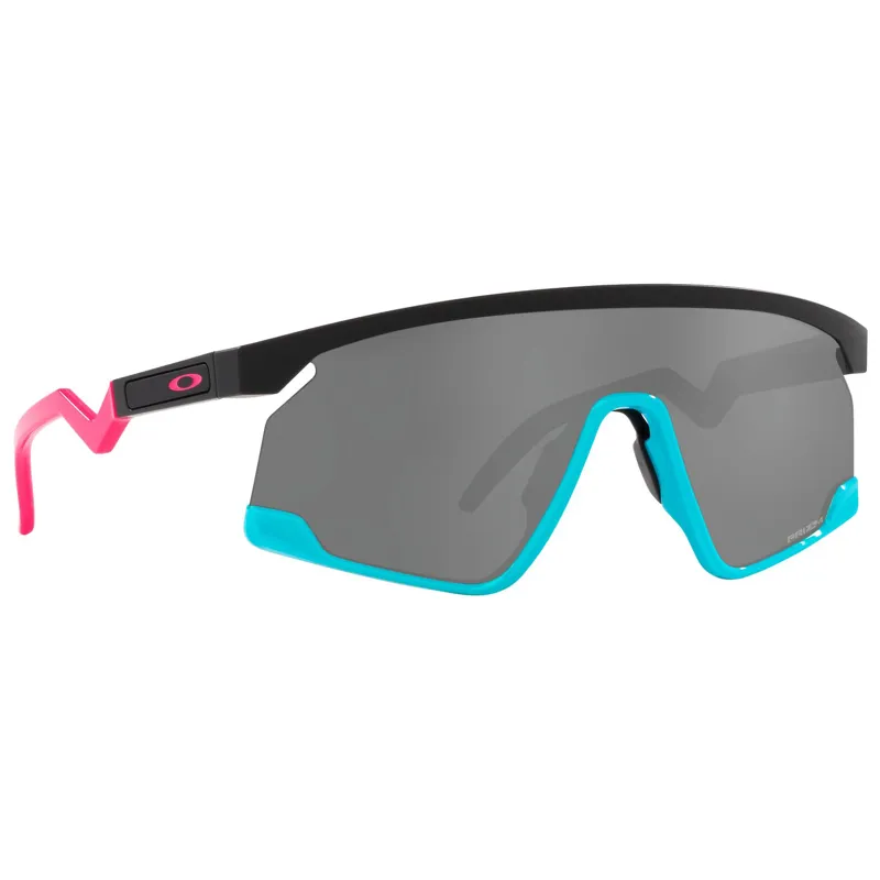 Oakley BXTR - Matte Black - Pink - Blue Frame / Prizm Black Lens-10