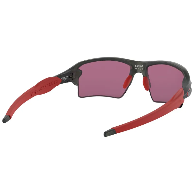 Oakley Flak 2.0 XL - Matte Grey Smoke Frame / Prizm Road Lens-6