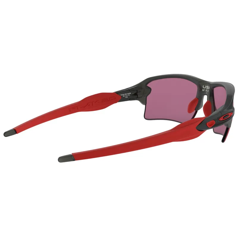 Oakley Flak 2.0 XL - Matte Grey Smoke Frame / Prizm Road Lens-7