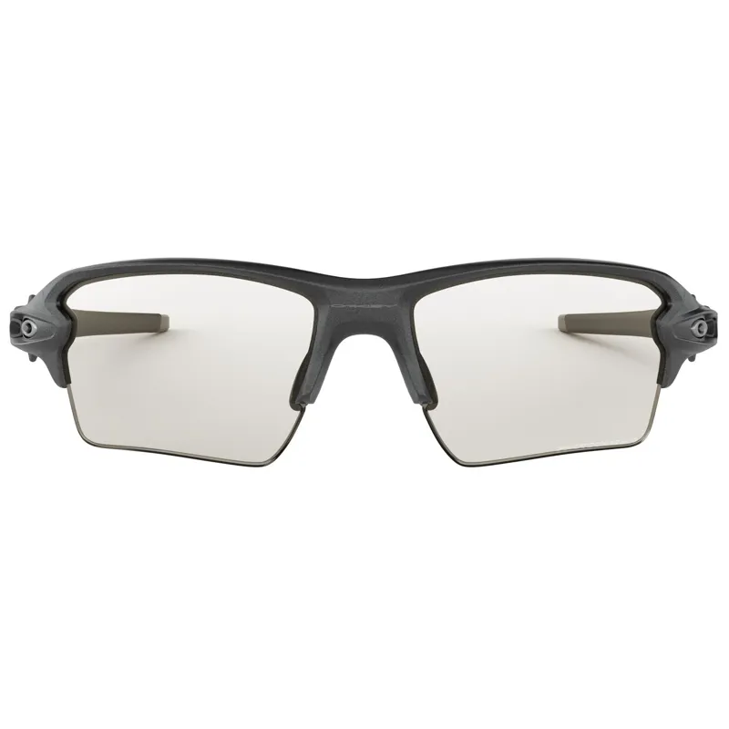 Oakley Flak 2.0 XL - Steel / Clear to Black Iridium Photochromic Lens-11