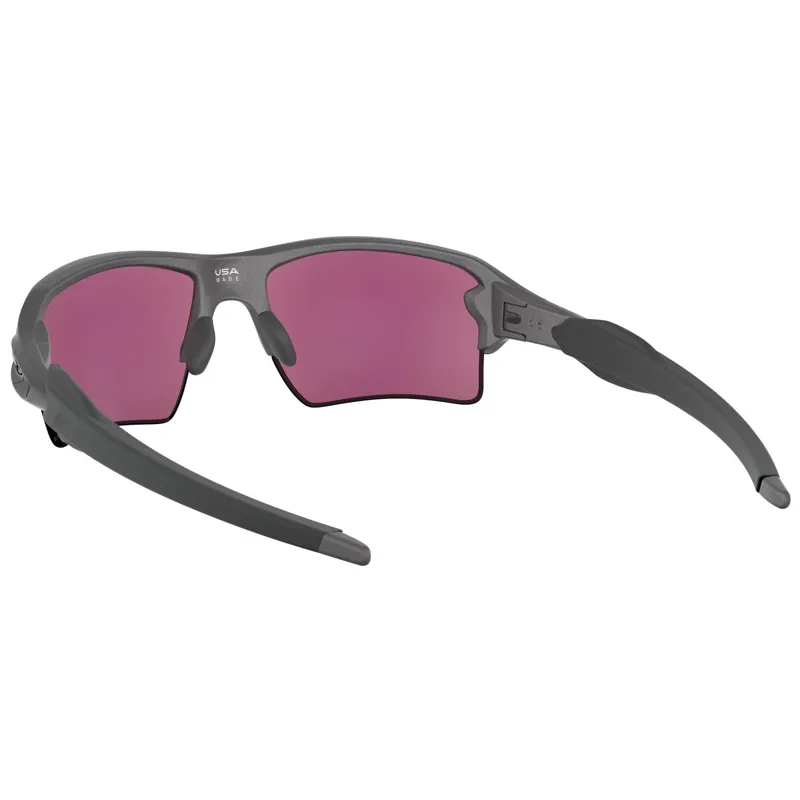 Oakley Flak 2.0 XL - Steel Frame / Prizm Road Jade Lens-4