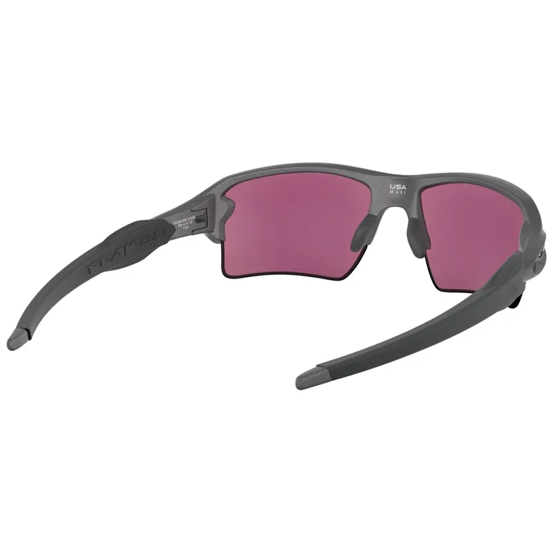 Oakley Flak 2.0 XL - Steel Frame / Prizm Road Jade Lens-6