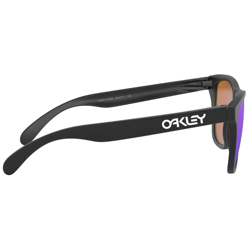 Oakley Frogskins - Matte Black Frame / Prizm Violet Lens-8