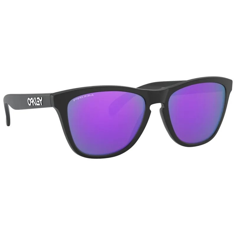 Oakley Frogskins - Matte Black Frame / Prizm Violet Lens-10