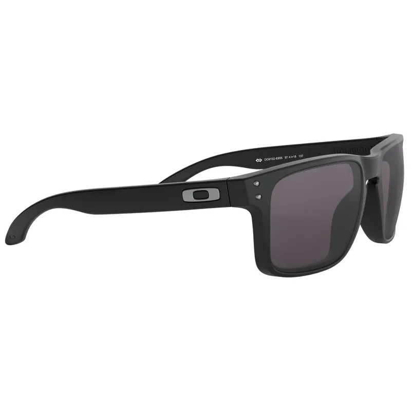 Oakley Holbrook - Matte Black Frame / Prizm Grey Lens-9