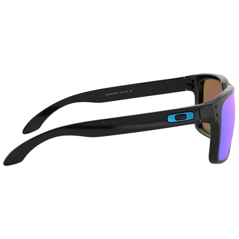 Oakley Holbrook - Polished Black Frame / Prizm Sapphire Lens-8