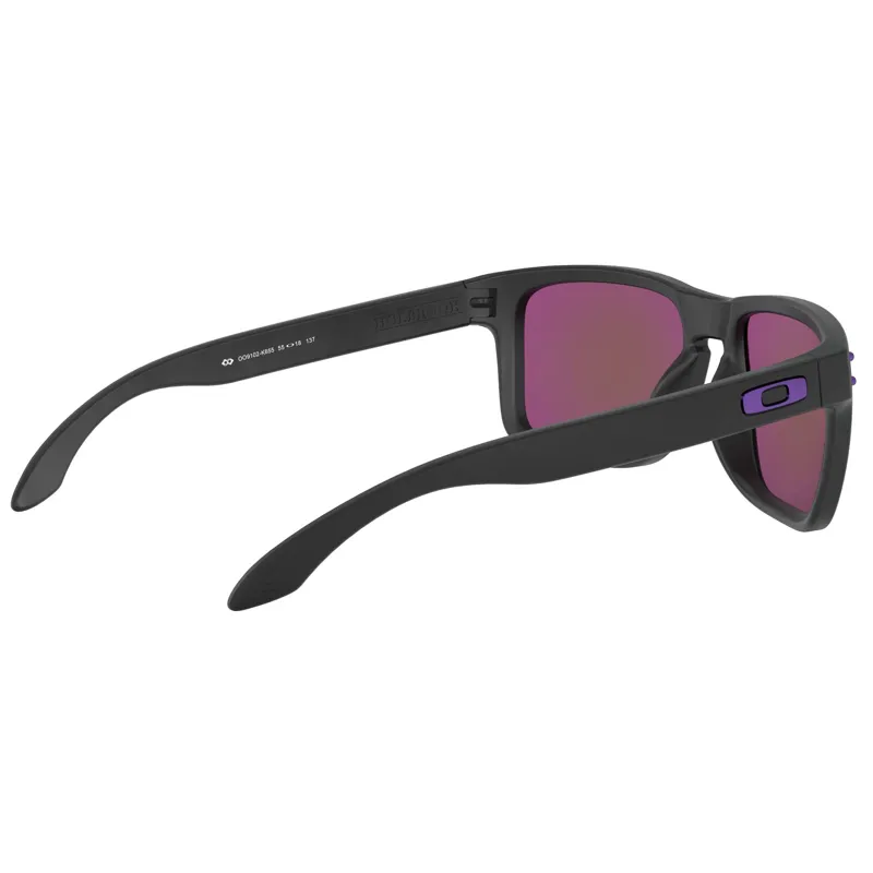 Oakley Holbrook - Matte Black Frame / Prizm Violet Lens-7