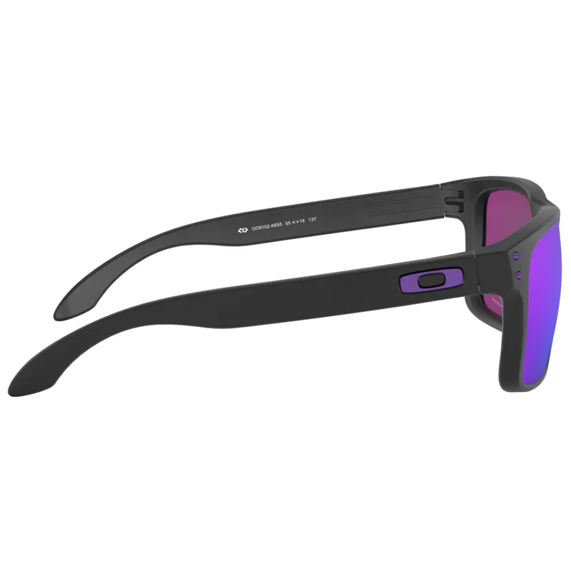 Oakley Holbrook - Matte Black Frame / Prizm Violet Lens-8