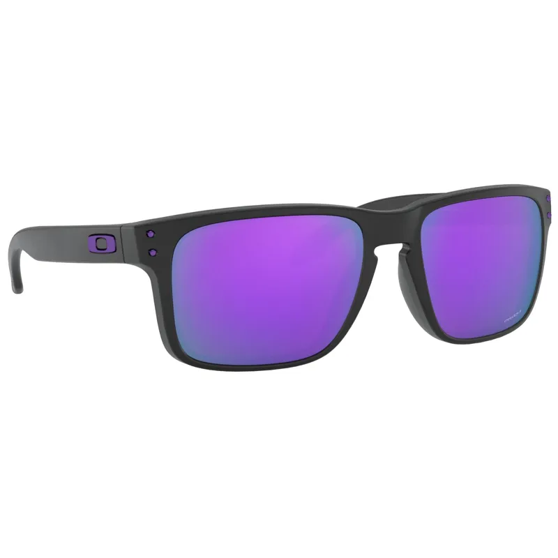 Oakley Holbrook - Matte Black Frame / Prizm Violet Lens-10
