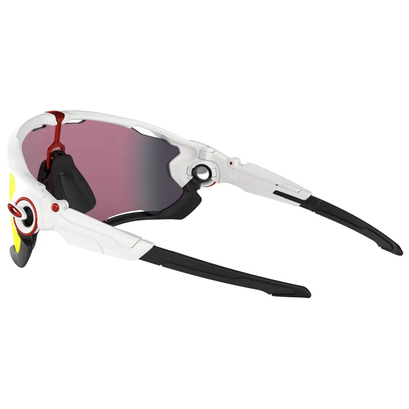 Oakley Jawbreaker - Polished White Frame / Prizm Road Lens-3