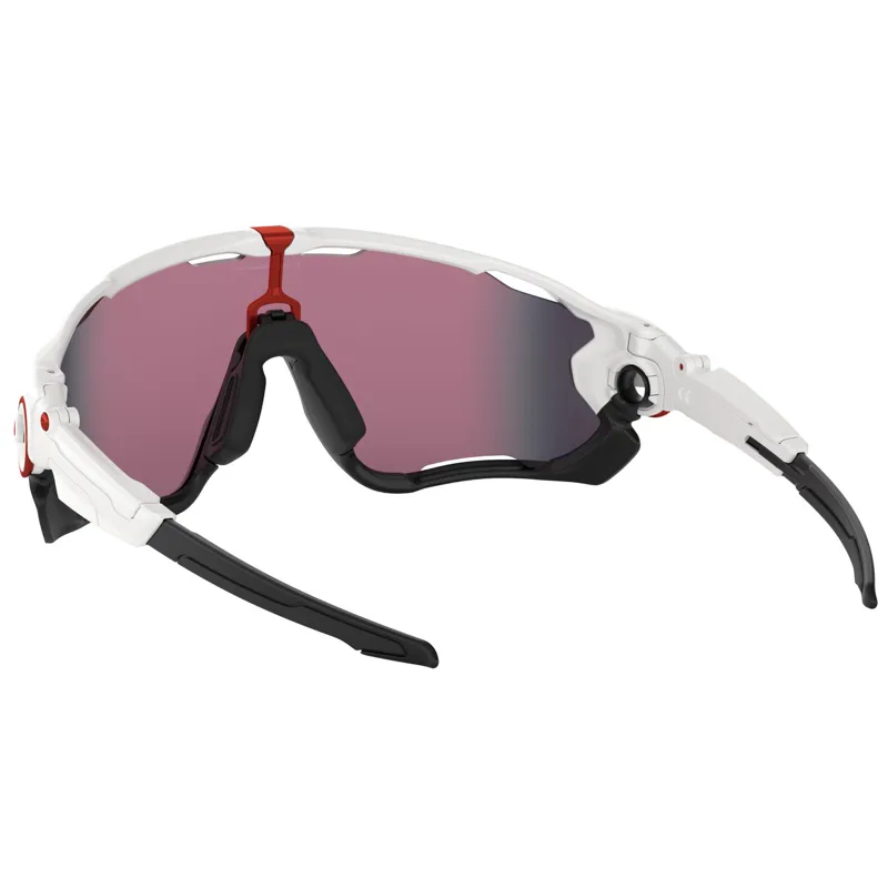 Oakley Jawbreaker - Polished White Frame / Prizm Road Lens-4