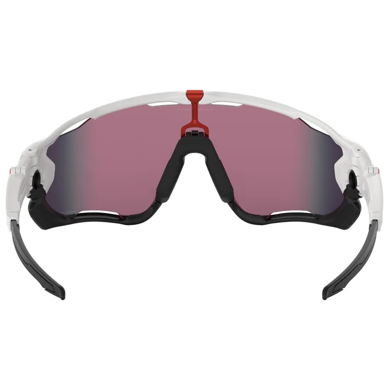 Oakley Jawbreaker - Polished White Frame / Prizm Road Lens-5