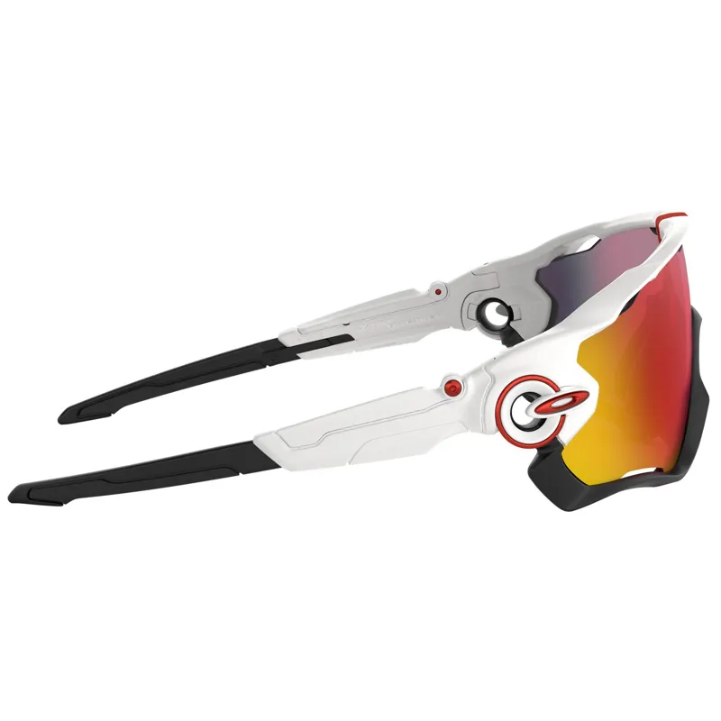 Oakley Jawbreaker - Polished White Frame / Prizm Road Lens-8